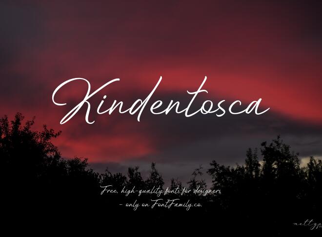 Kindentosca Font