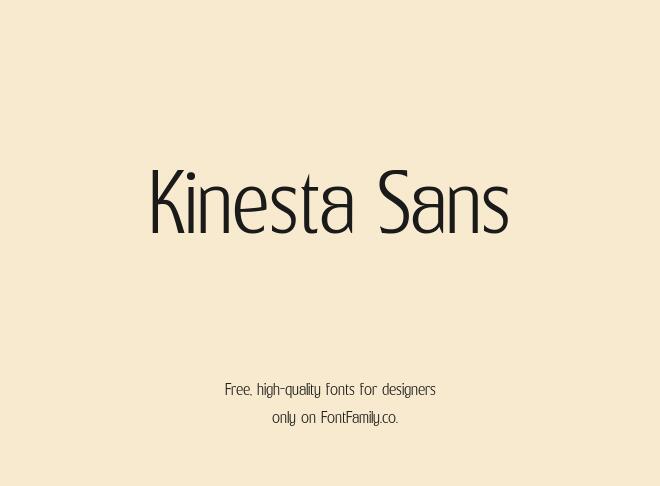 Kinesta Sans Font