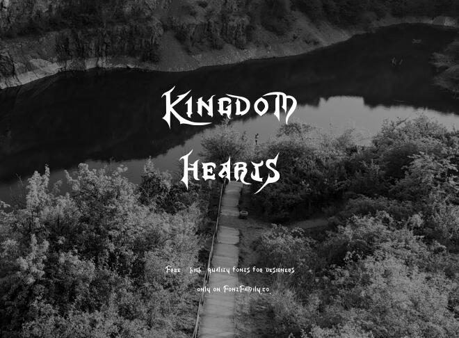 Kingdom Hearts Font