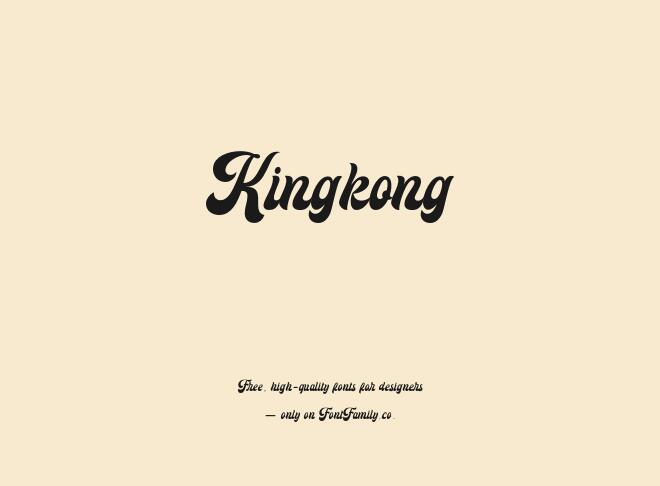 Kingkong Font