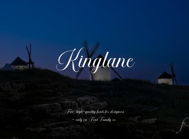Kinglane Font
