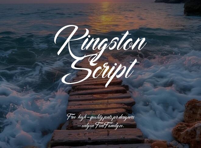 Kingston Script Font