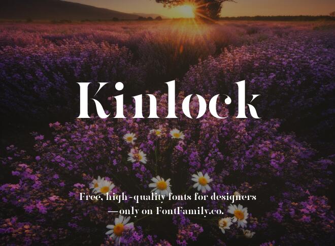 Kinlock Font