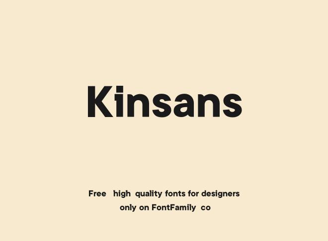 Kinsans Font