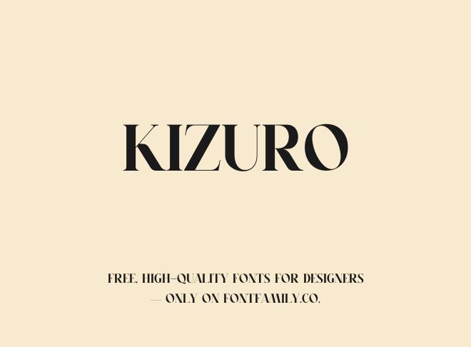 Kizuro Font