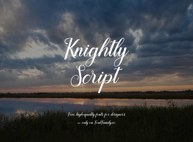 Knightly Script Font