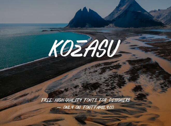 Koeasu Font