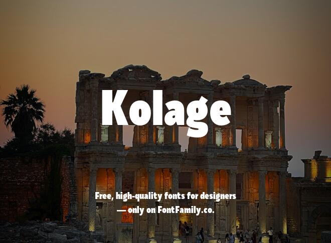 Kolage Font