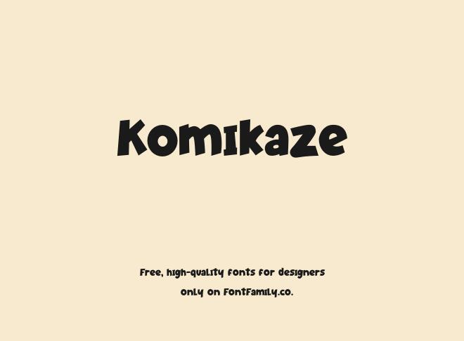 Komikaze Font