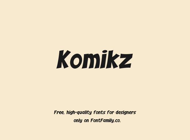 Komikz Font