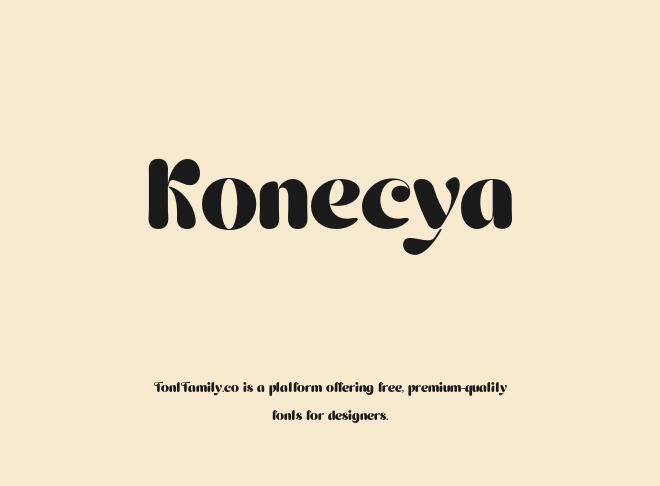 Konecya Font