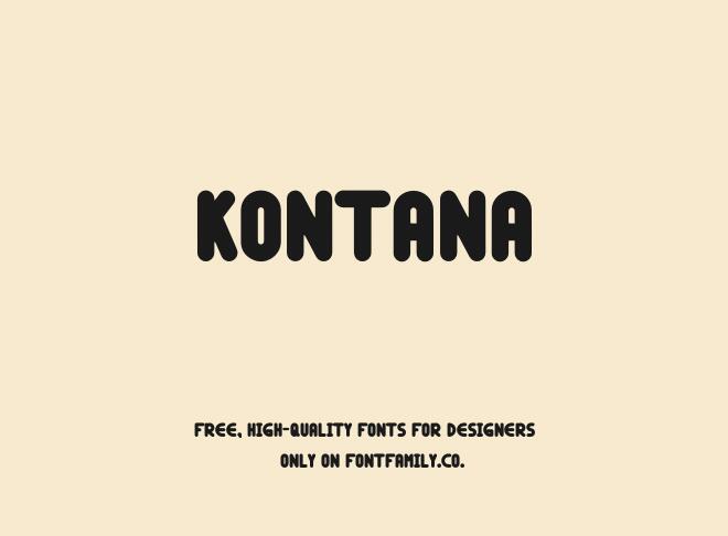 Kontana Font