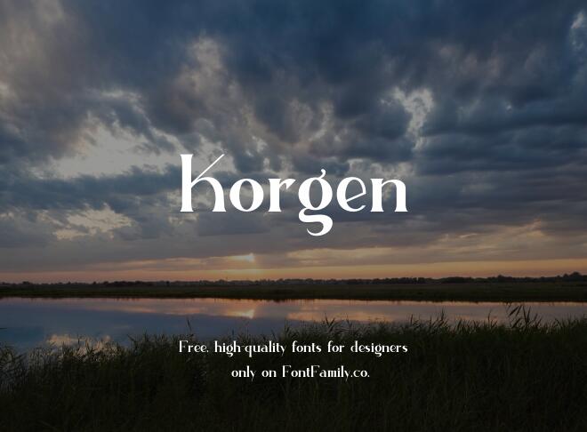 Korgen Font