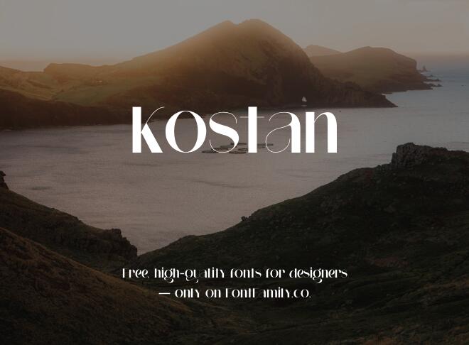 Kostan Font