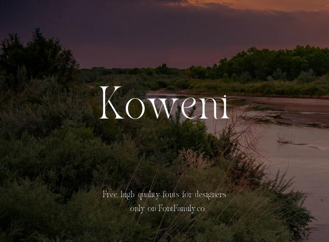 Koweni Font