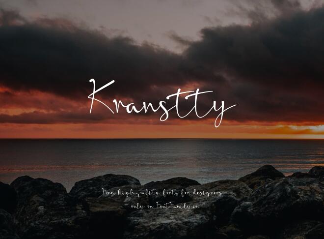 Kranstty Font