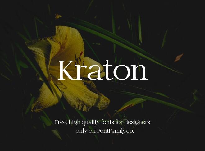 Kraton Font