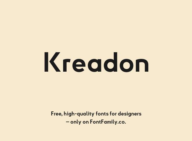 Kreadon Font