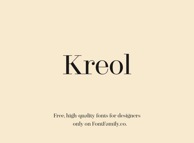 Kreol Font