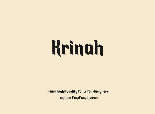 Krinah Font