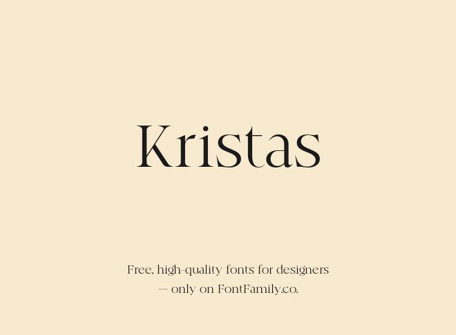 Kristas Font