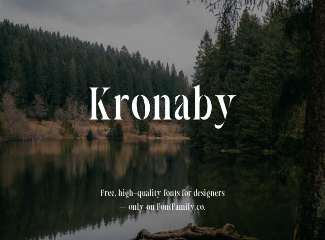 Kronaby Font