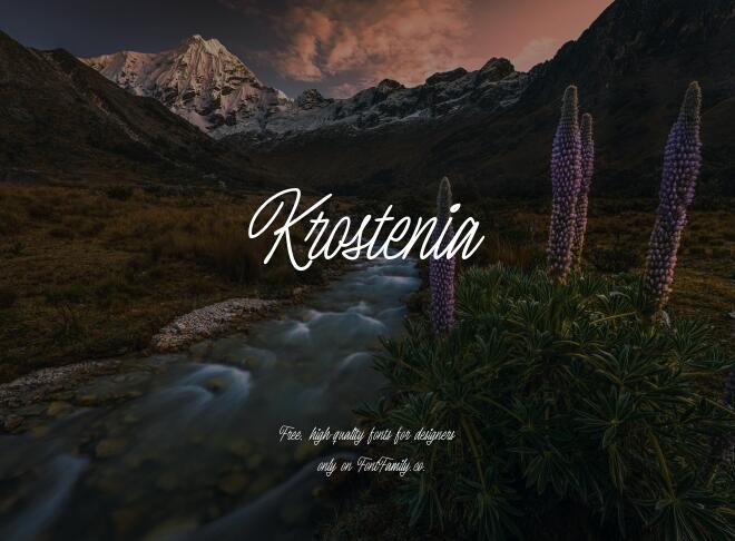 Krostenia Font
