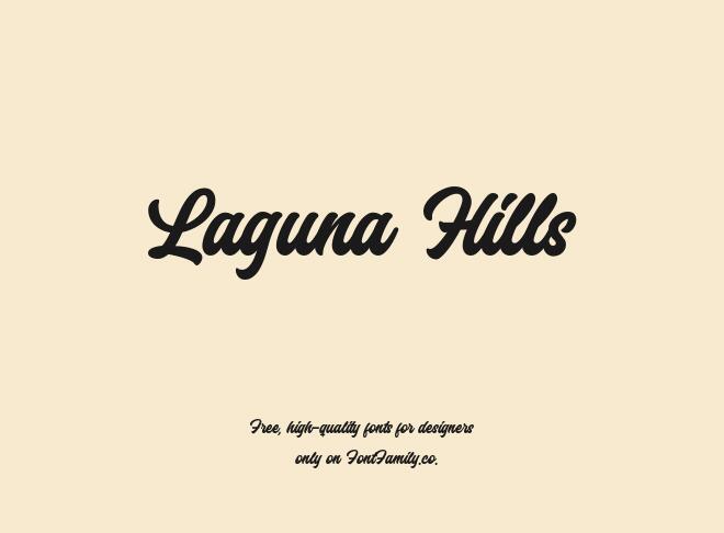 Laguna Hills Font