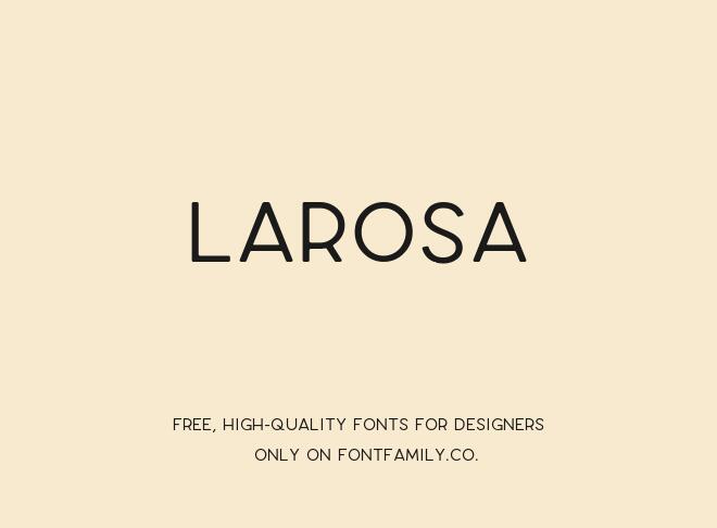 Larosa Font