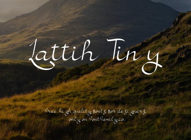 Lattih Tiny Font
