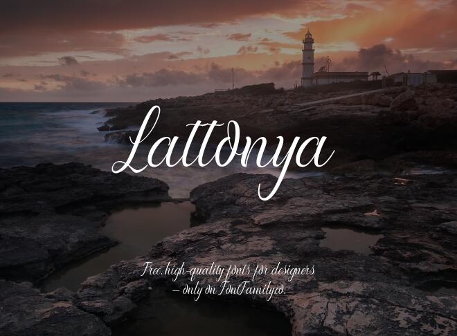 Lattonya Font