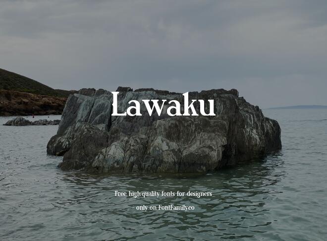 Lawaku Font