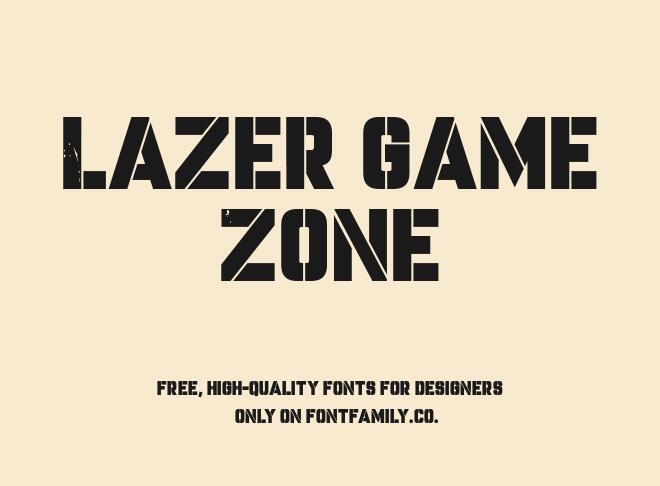Lazer Game Zone Font