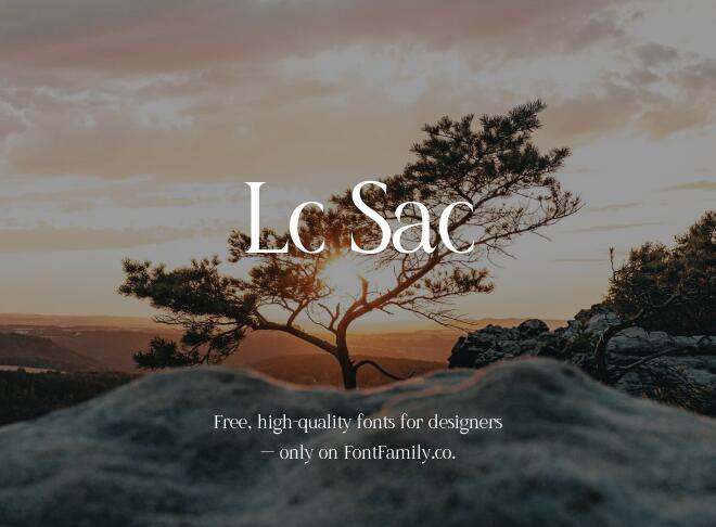 Lc Sac Font