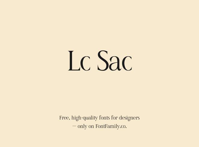 Lc Sac Font