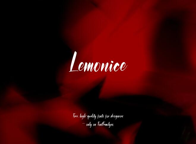Lemonice Font