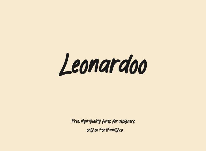 Leonardoo Font