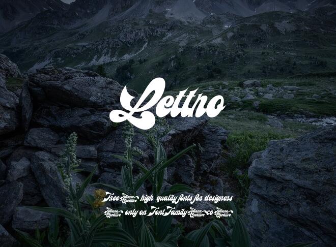 Lettro Font