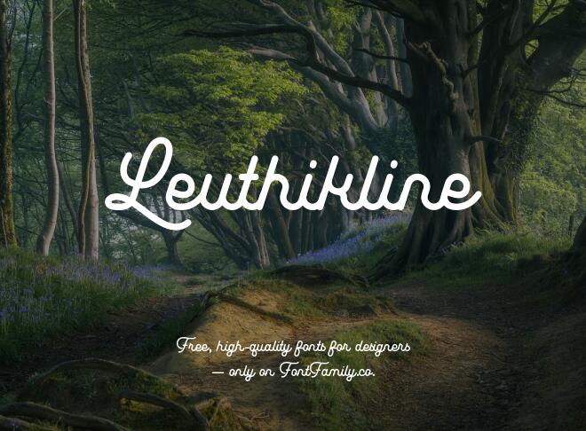 Leuthikline Font