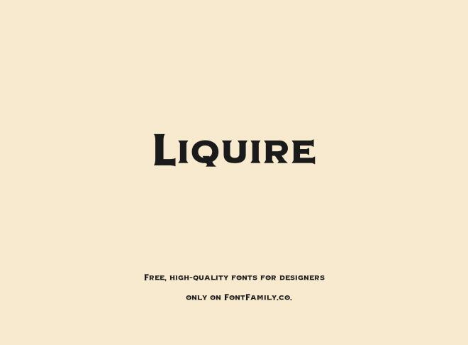 Liquire Font