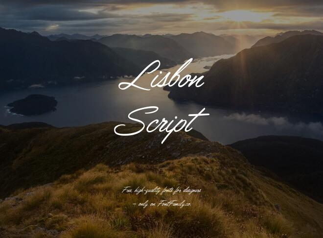 Lisbon Script Font