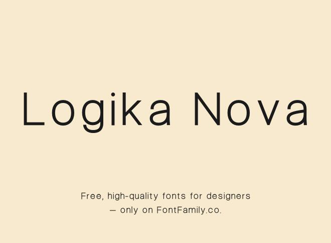 Logika Nova Font