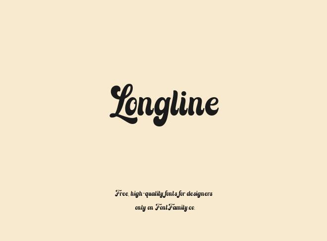 Longline Font
