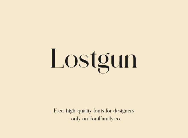 Lostgun Font