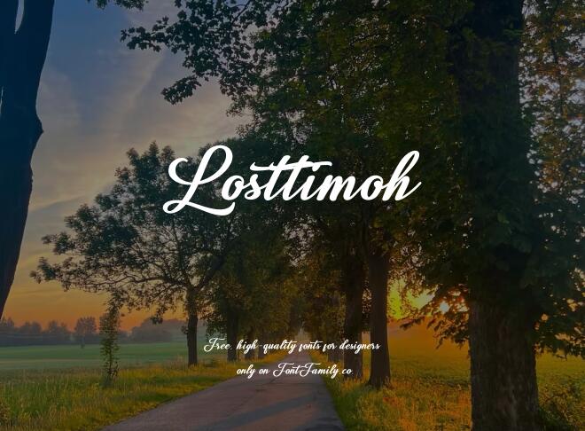 Losttimoh Font
