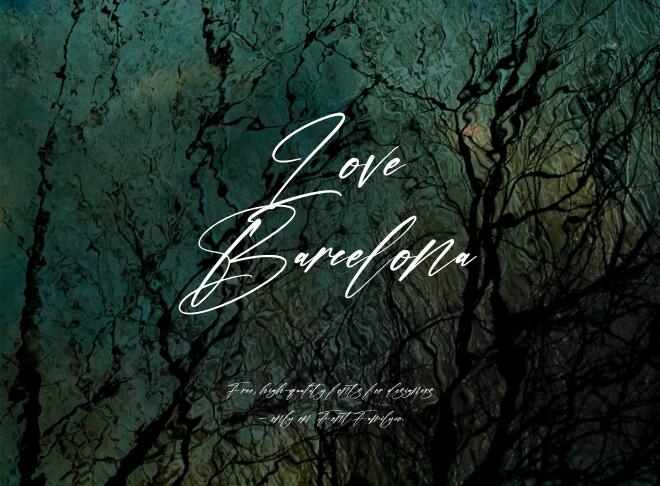 Love Barcelona Font