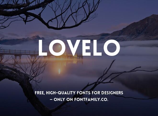Lovelo Font