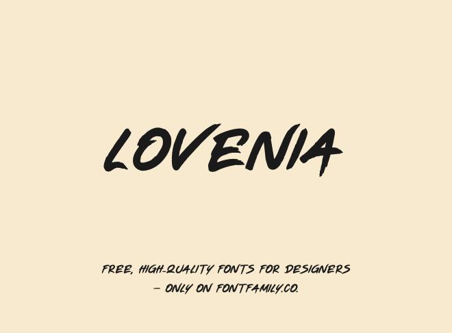 Lovenia Font
