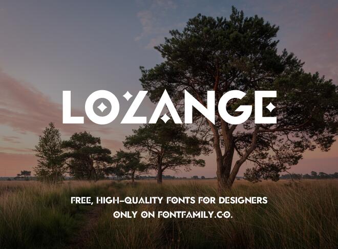Lozange Font