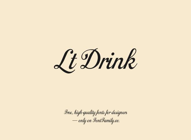 Lt Drink Font